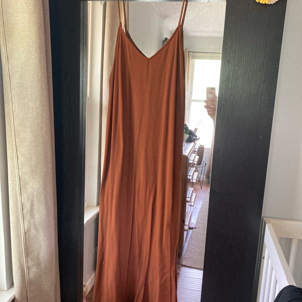 CJ’s Favorite Ribbed Spaghetti Dress